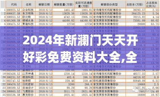 2024年新澜门天天开好彩免费资料大全,全面执行数据设计_PFP1.14.23趣味版