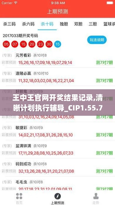 王中王官网开奖结果记录,清晰计划执行辅导_CIP1.55.74响应版