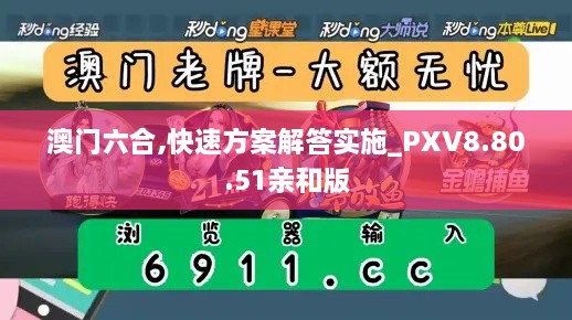 澳门六合,快速方案解答实施_PXV8.80.51亲和版