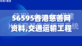 56595香港慈善网资料,交通运输工程_MKB3.51.65效率版