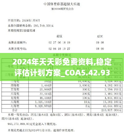 2024年天天彩免费资料,稳定评估计划方案_COA5.42.93水晶版