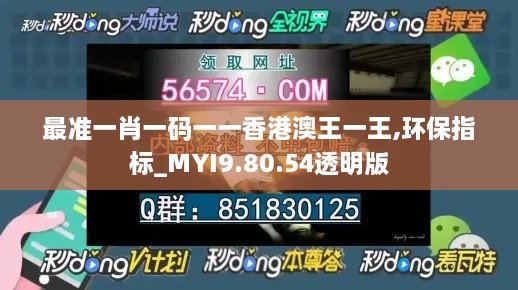 最准一肖一码一一香港澳王一王,环保指标_MYI9.80.54透明版