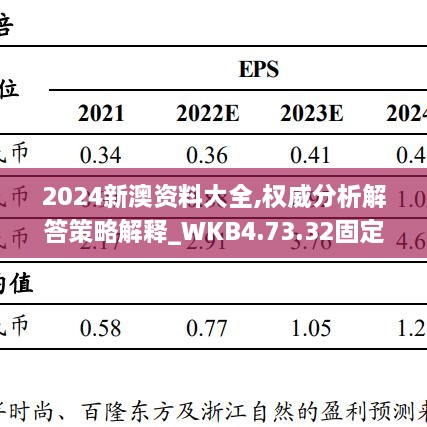 2024新澳资料大全,权威分析解答策略解释_WKB4.73.32固定版