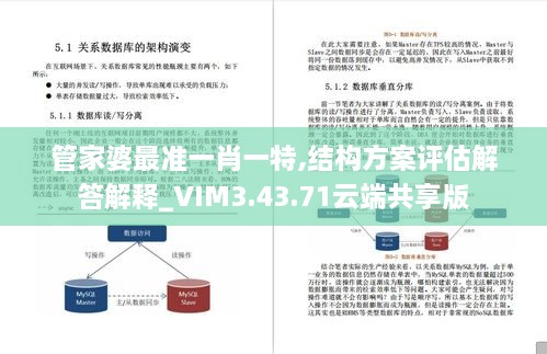 管家婆最准一肖一特,结构方案评估解答解释_VIM3.43.71云端共享版