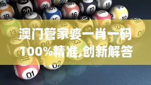 澳门管家婆一肖一码100%精准,创新解答技术解释措施_UXU4.66.53体现版