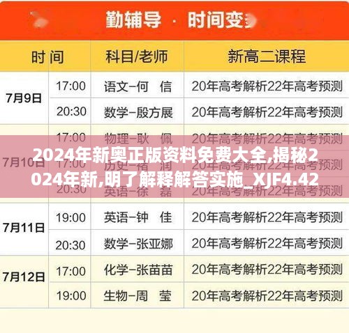 2024年新奥正版资料免费大全,揭秘2024年新,明了解释解答实施_XJF4.42.22锐意版