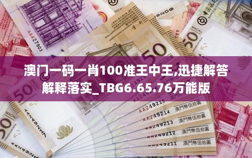 澳门一码一肖100准王中王,迅捷解答解释落实_TBG6.65.76万能版