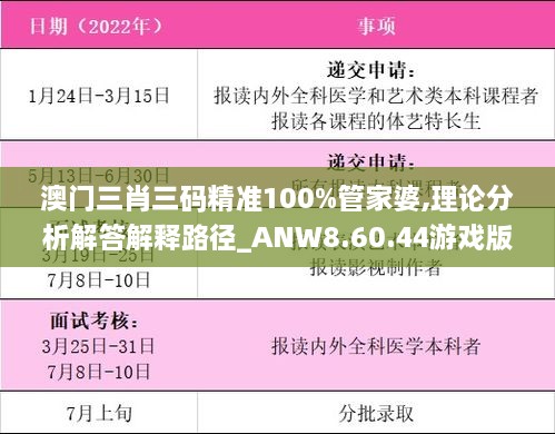 澳门三肖三码精准100%管家婆,理论分析解答解释路径_ANW8.60.44游戏版