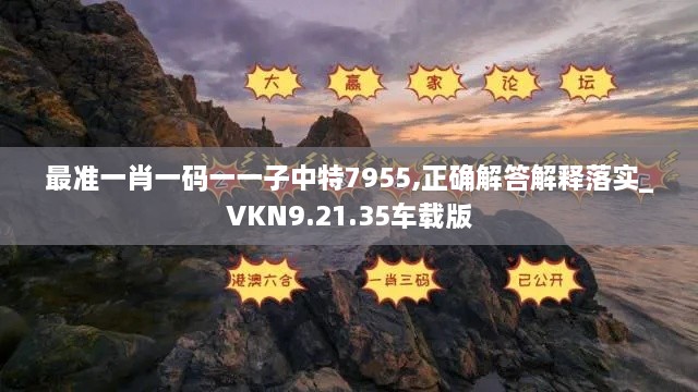 最准一肖一码一一子中特7955,正确解答解释落实_VKN9.21.35车载版