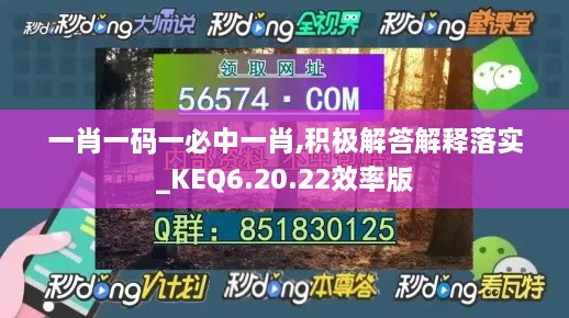 一肖一码一必中一肖,积极解答解释落实_KEQ6.20.22效率版