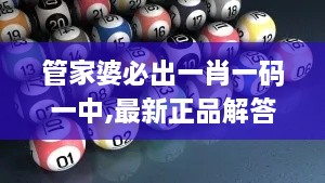 管家婆必出一肖一码一中,最新正品解答落实_AHO7.13.28精致版