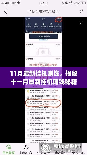 揭秘最新挂机赚钱秘籍，小红书攻略助你轻松实现财富自由！