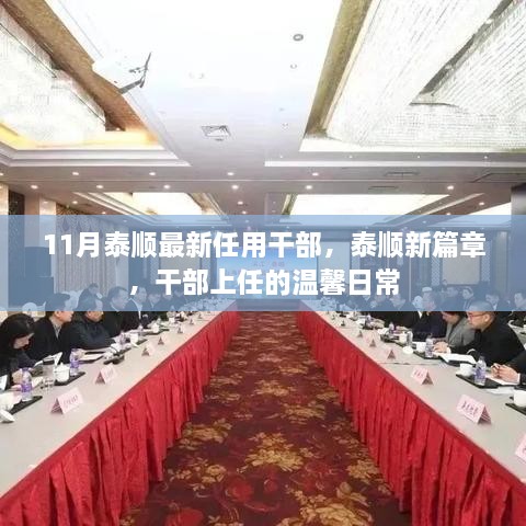 泰顺新篇章，干部上任的温馨日常及最新任用动态（附时间）