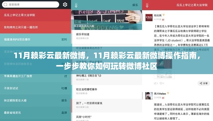 赖彩云微博操作指南，玩转社区，掌握最新动态