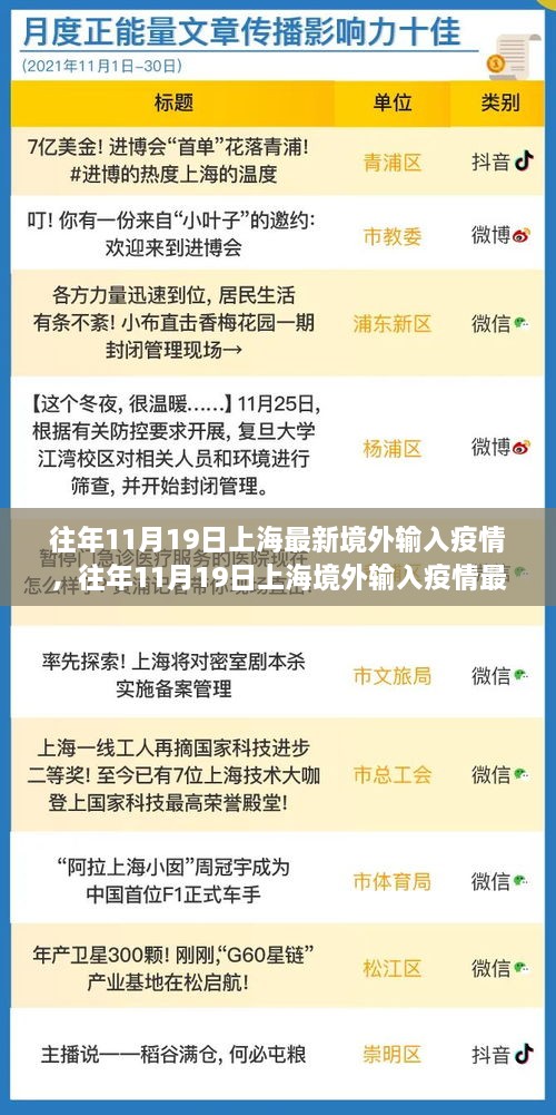 上海境外输入疫情最新动态分析，历年11月19日数据回顾与解析