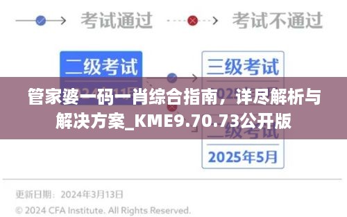 管家婆一码一肖综合指南，详尽解析与解决方案_KME9.70.73公开版