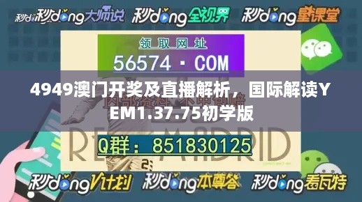 4949澳门开奖及直播解析，国际解读YEM1.37.75初学版