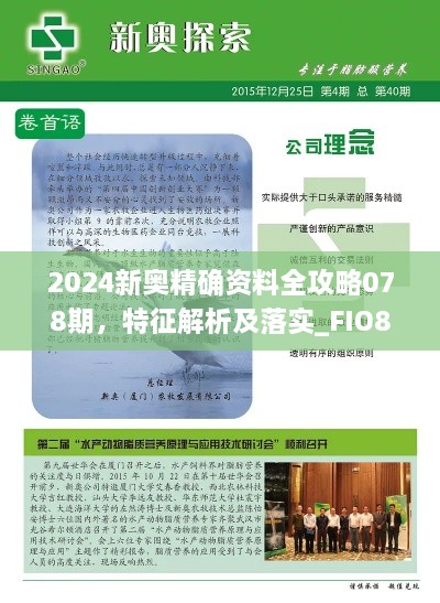 2024新奥精确资料全攻略078期，特征解析及落实_FIO8.51.22超级版