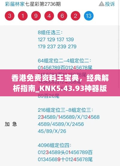 香港免费资料王宝典，经典解析指南_KNK5.43.93神器版