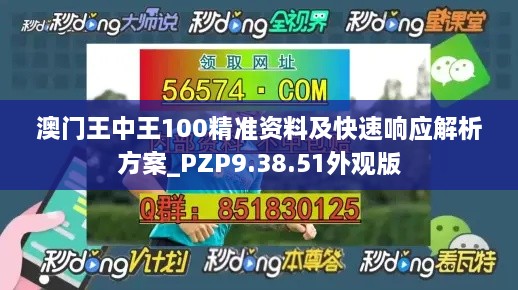 澳门王中王100精准资料及快速响应解析方案_PZP9.38.51外观版