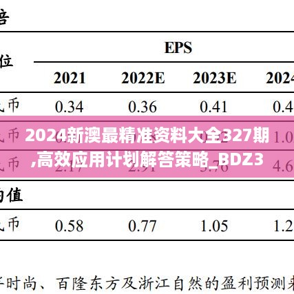 2024新澳最精准资料大全327期,高效应用计划解答策略_BDZ3.74.76手游版