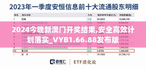 2024今晚新澳门开奖结果,安全高效计划落实_VYB1.66.88发布版