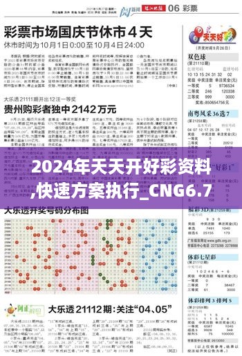 2024年天天开好彩资料,快速方案执行_CNG6.70.69限定版