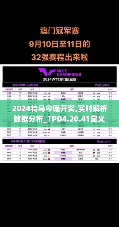 2024特马今晚开奖,实时解析数据分析_TPD4.20.41定义版