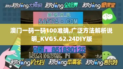 澳门一码一码100准确,广泛方法解析说明_KVG5.62.24DIY版