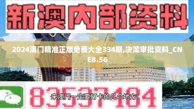 2024澳门精准正版免费大全334期,决策审批资料_CNE8.56