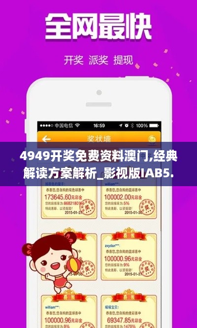 4949开奖免费资料澳门,经典解读方案解析_影视版IAB5.18