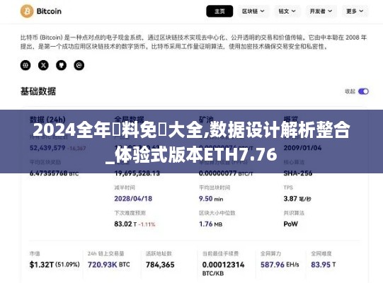 2024全年資料免費大全,数据设计解析整合_体验式版本ETH7.76