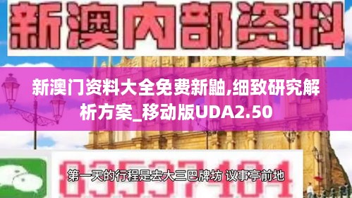 新澳门资料大全免费新鼬,细致研究解析方案_移动版UDA2.50