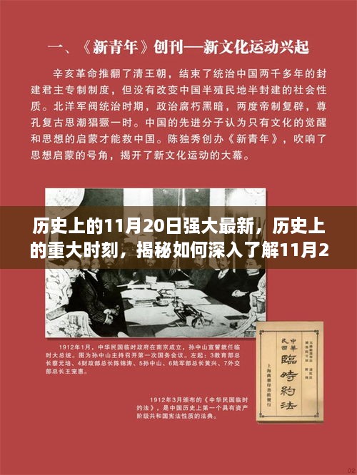 揭秘历史上的重大时刻，深入了解11月20日的重大事件与技能学习日