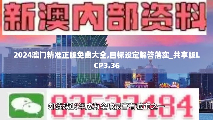 2024澳门精准正版免费大全,目标设定解答落实_共享版LCP3.36