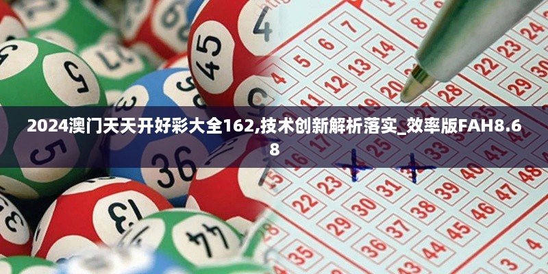 2024澳门天天开好彩大全162,技术创新解析落实_效率版FAH8.68