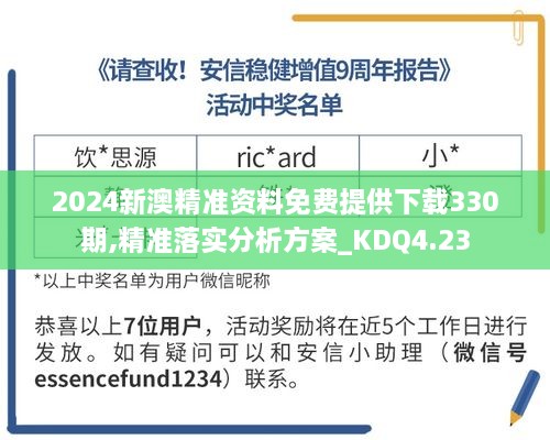 2024新澳精准资料免费提供下载330期,精准落实分析方案_KDQ4.23