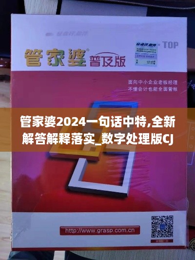 管家婆2024一句话中特,全新解答解释落实_数字处理版CJK5.33