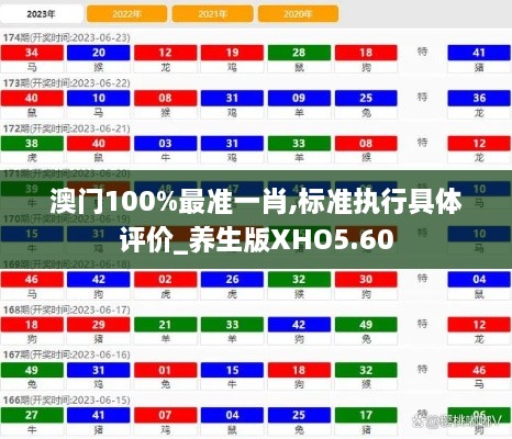 澳门100%最准一肖,标准执行具体评价_养生版XHO5.60