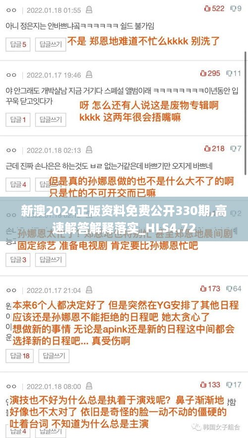 新澳2024正版资料免费公开330期,高速解答解释落实_HLS4.72