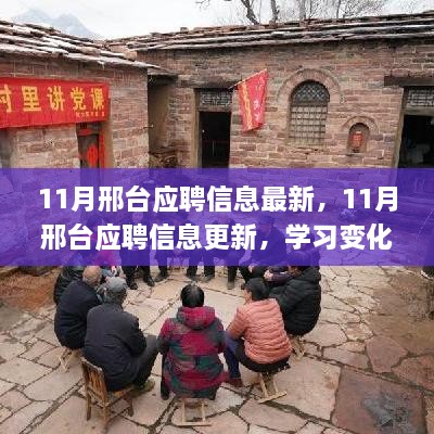 11月邢台最新应聘信息，开启自信与成就，人生新篇章正向你招手