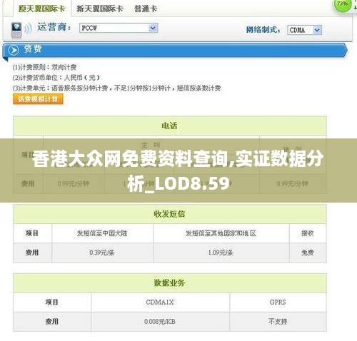 香港大众网免费资料查询,实证数据分析_LOD8.59