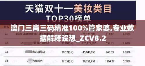 澳门三肖三码精准100%管家婆,专业数据解释设想_ZCV8.2