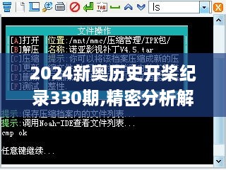 2024新奥历史开桨纪录330期,精密分析解答解释路径_WMA9.50