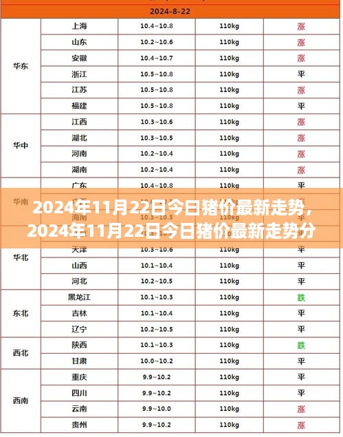 最新分析，2024年11月22日猪价走势及市场分析