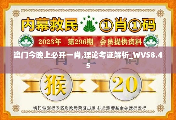 澳门今晚上必开一肖,理论考证解析_WVS8.45