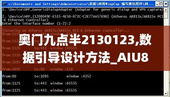 奥门九点半2130123,数据引导设计方法_AIU8.63