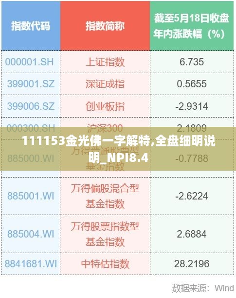 111153金光佛一字解特,全盘细明说明_NPI8.4