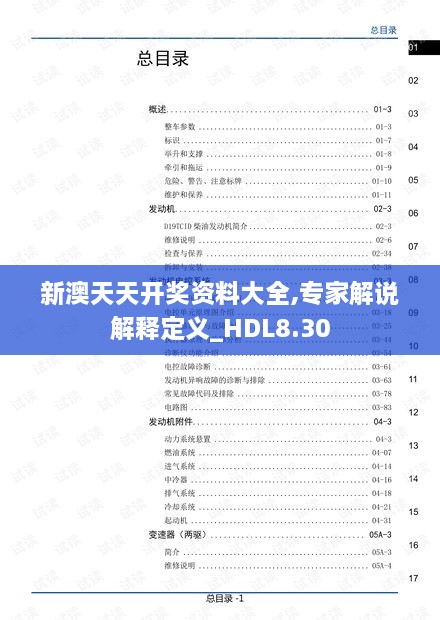 新澳天天开奖资料大全,专家解说解释定义_HDL8.30