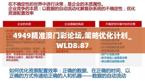 4949精准澳门彩论坛,策略优化计划_WLD8.87